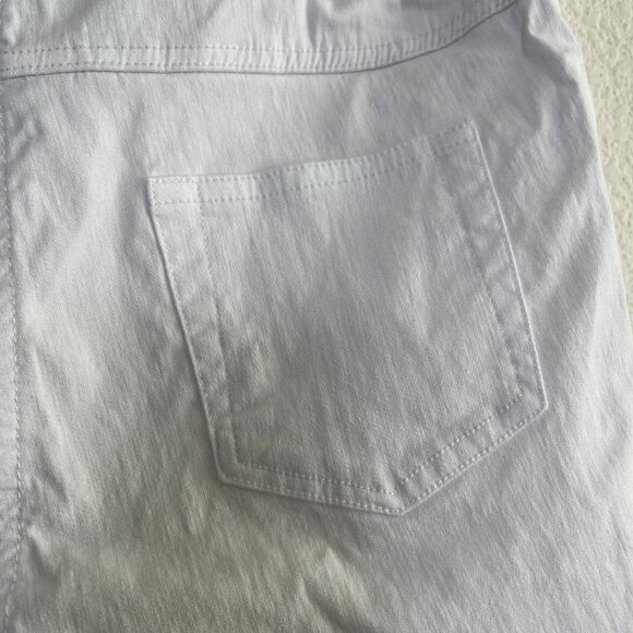 Slim-sation by Multiples Women’s Pull-On Ankle Pants — Size 8, White - Picture 4 of 7